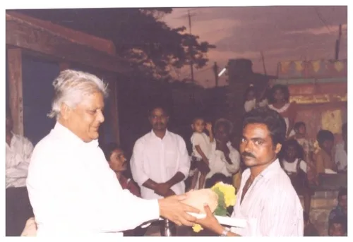 Participants at an event associated with the Vyasan Mukti Abhiyan