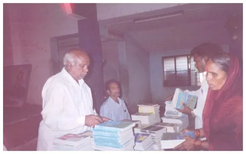 Books being shared as part of the organisation’s free distribution initiative